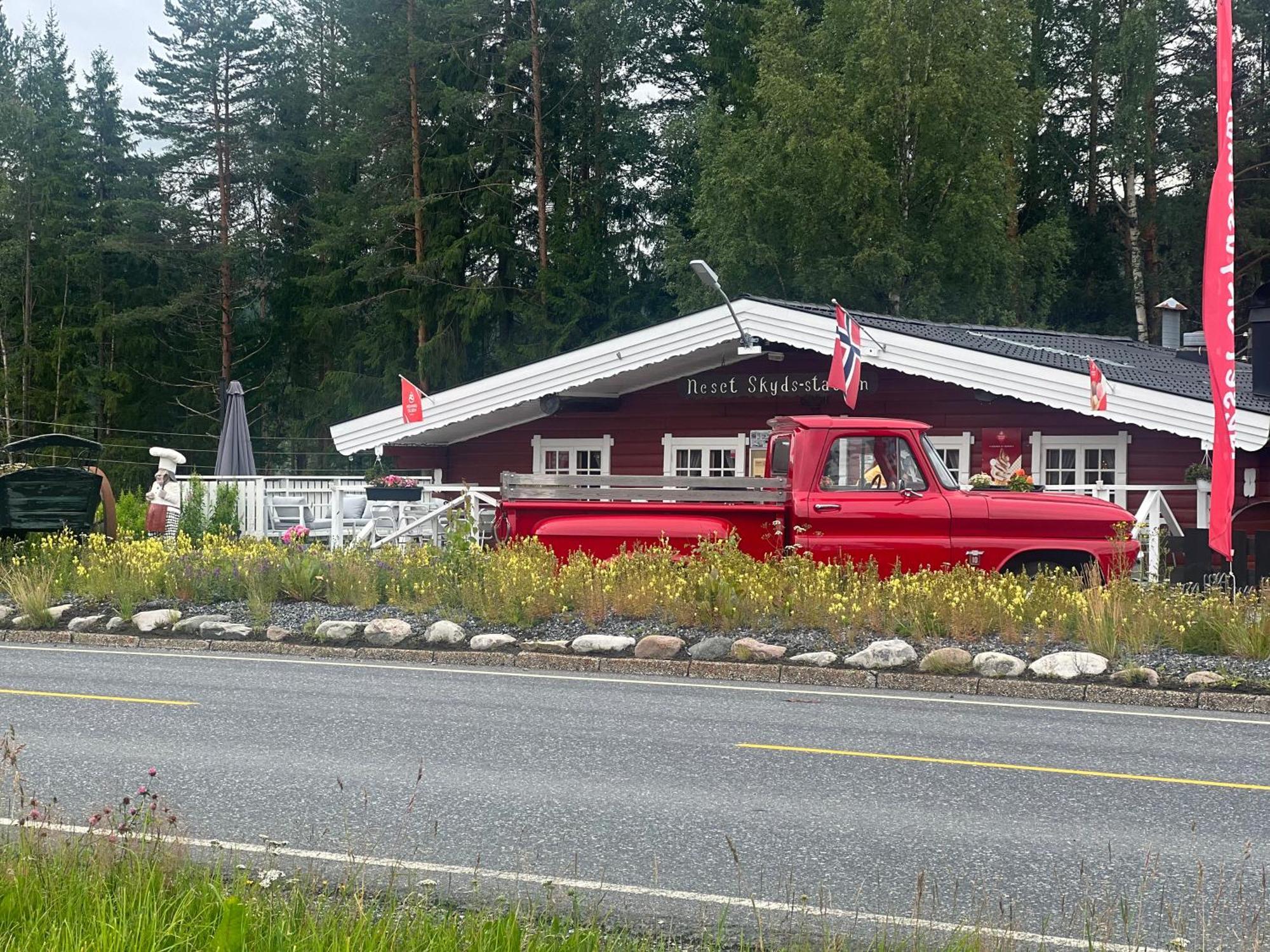 Neset Skydsstasjon Flesberg Exterior foto