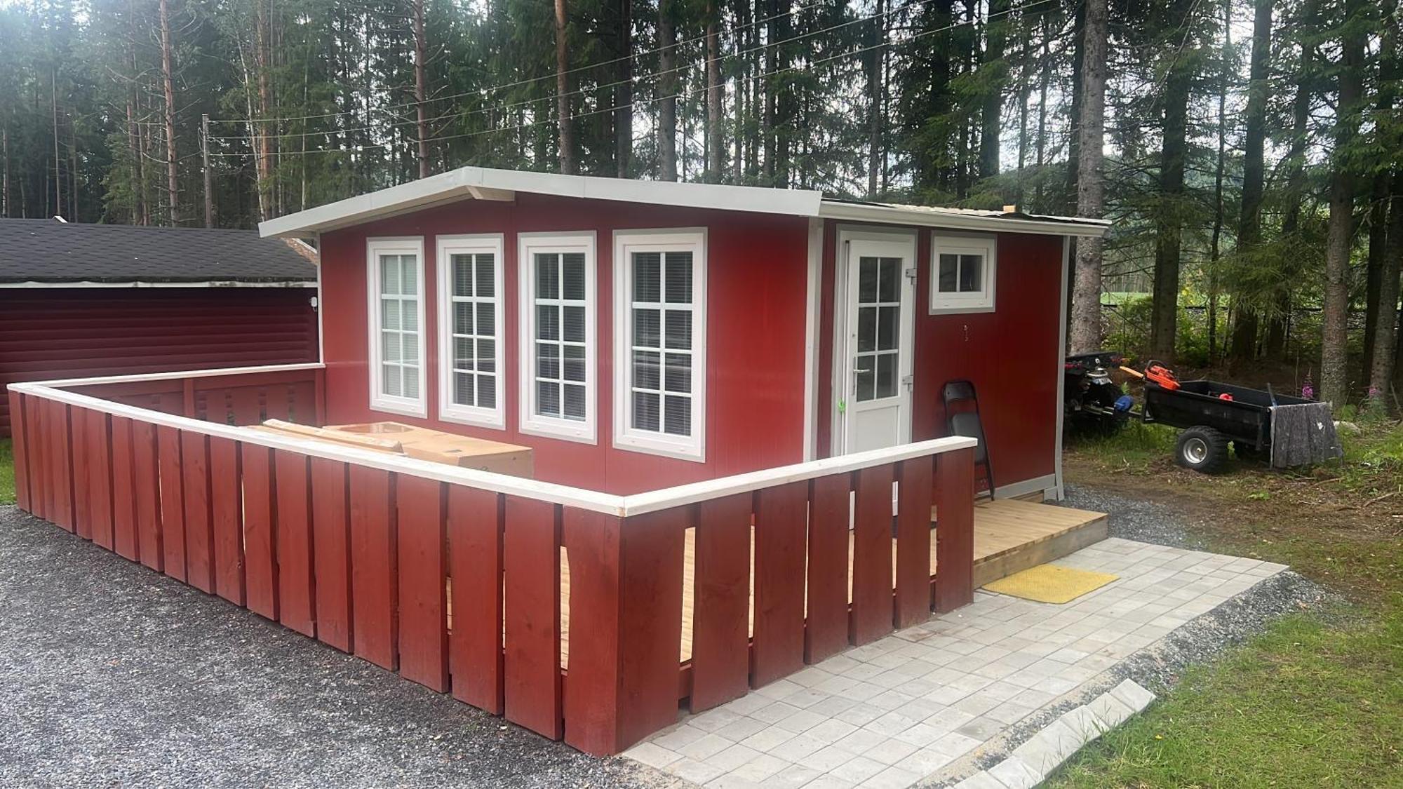Neset Skydsstasjon Flesberg Exterior foto